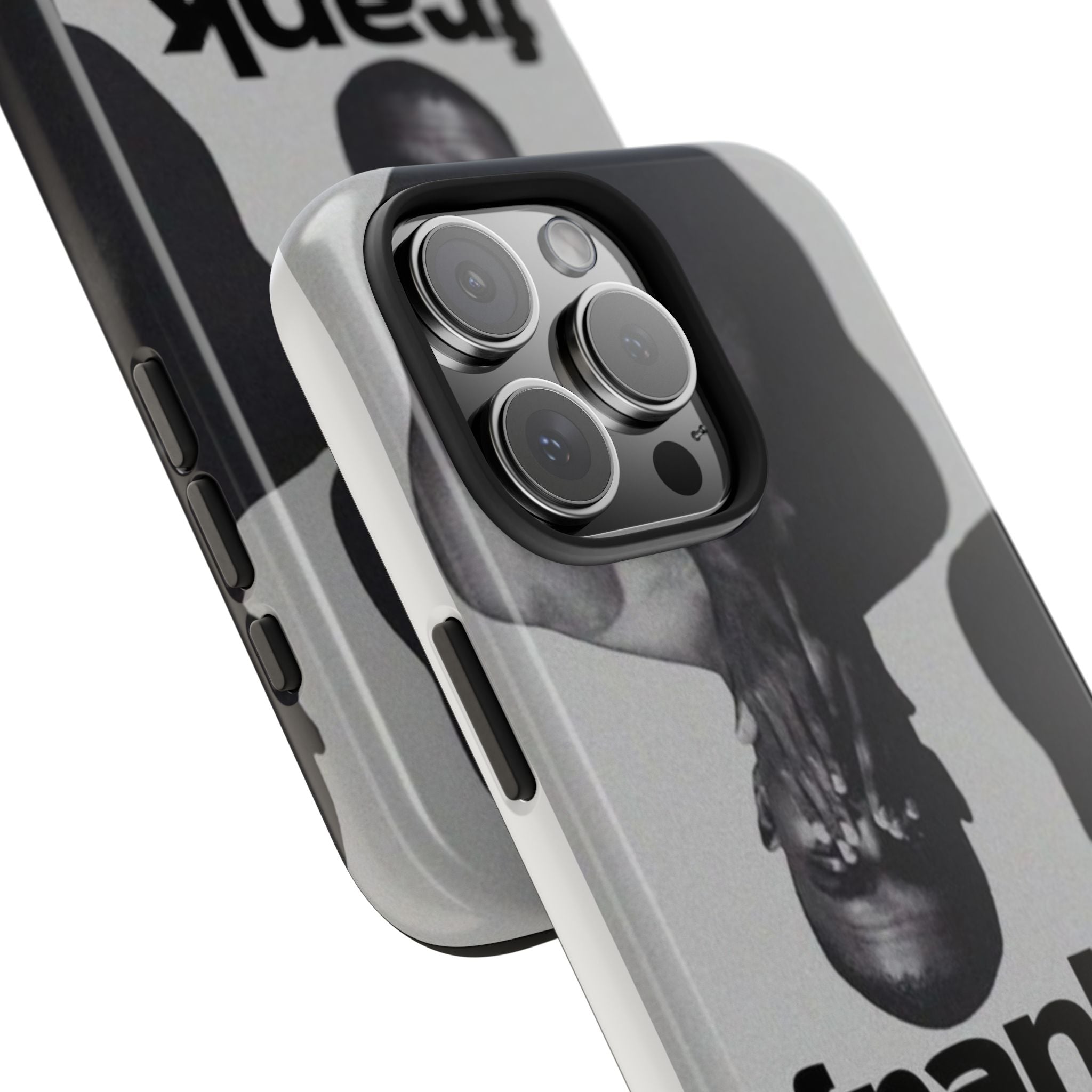 Frank Ocean Graphic Tough Phone Case — Minimal Monochrome Music Fan Cover